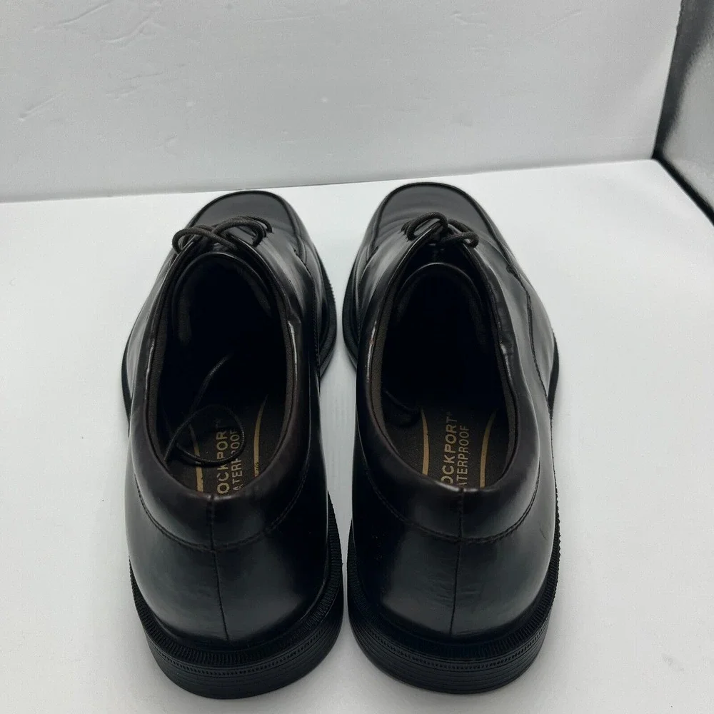 Rockport Hydroshield Men's‎ Waterproof Dress Shoes Sz 11W Brown APM11785 Leather